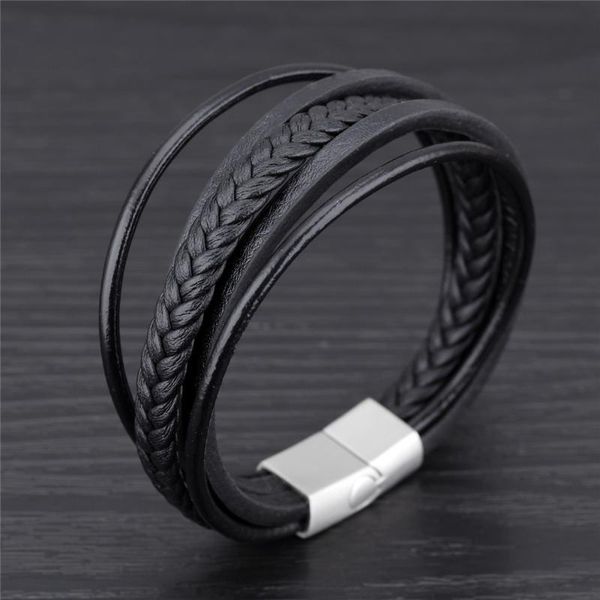 wholesale price stainless steel cowhide black brown color braided rope bracelets fashion trendy jewelry gift men link, chain
wholesale price stainless steel cowhide black brown color braided rope bracelets fashion trendy jewelry gift men link, chain