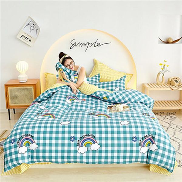 bedding sets 4pcs home textile rainbow mood pure cotton double bed comefortable soft bedspreads quality quilt cover oceania
bedding sets 4pcs home textile rainbow mood pure cotton double bed comefortable soft bedspreads quality quilt cover oceania