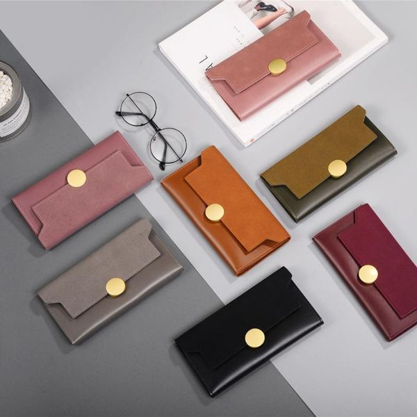 wallets 2021 women clutch leather wallet female long hasp purse card holder money bag cell phone pouch, Red;black
wallets 2021 women clutch leather wallet female long hasp purse card holder money bag cell phone pouch, Red;black