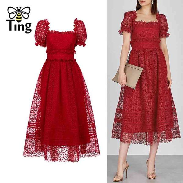 self portait sp red lace party dinner dresses vintage elegant hollow cut out a line dress vestidos elbise aesthetic 210513, Black;gray
self portait sp red lace party dinner dresses vintage elegant hollow cut out a line dress vestidos elbise aesthetic 210513, Black;gray