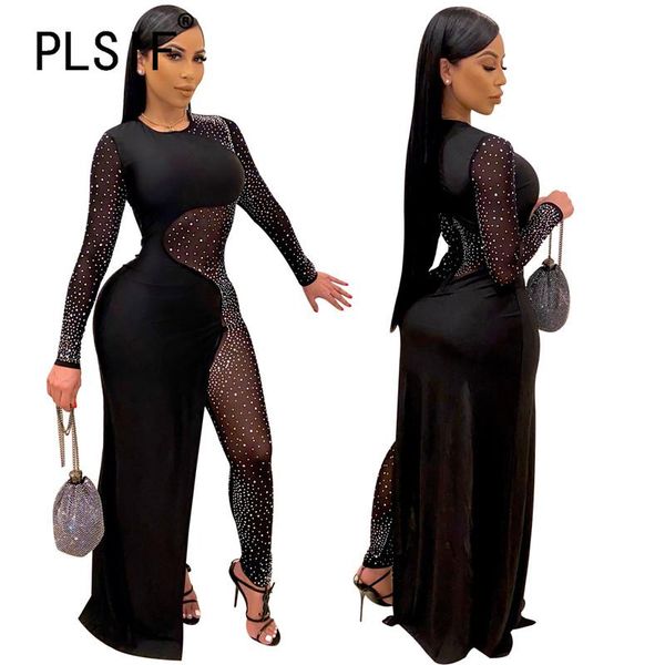 women's jumpsuits & rompers women rhinestone elegant black bodysuit o neck full sleeve club party ladies playsuits, Black;white
women's jumpsuits & rompers women rhinestone elegant black bodysuit o neck full sleeve club party ladies playsuits, Black;white