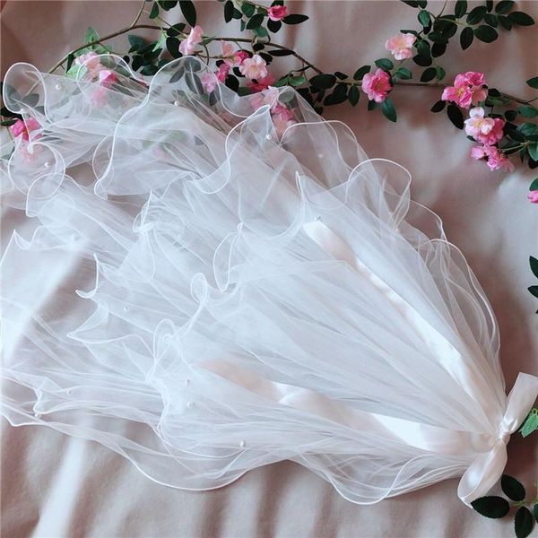 bridal veils veil pearl beaded wedding dress multi-layers tulle pencil edge women accessories, Black
bridal veils veil pearl beaded wedding dress multi-layers tulle pencil edge women accessories, Black