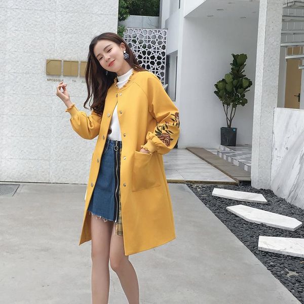 women's trench coats women 2021 casual polyester long mandarin collar nc312a vestidos femininos, Tan;black
women's trench coats women 2021 casual polyester long mandarin collar nc312a vestidos femininos, Tan;black