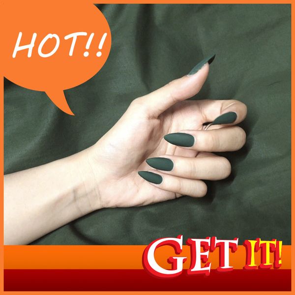 decorated nail hand stylist diy nina 308 - dark green pointed frosted fake nail pieces wear finished 24 patches, Red;gold
decorated nail hand stylist diy nina 308 - dark green pointed frosted fake nail pieces wear finished 24 patches, Red;gold