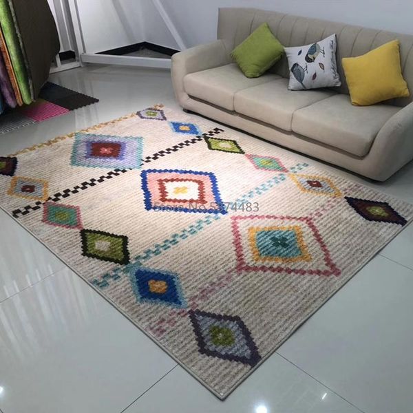 carpets modern simple livingroom carpet nordic morocco home thick rugs and for bedroom geometric anti-skid bedside floor mat
carpets modern simple livingroom carpet nordic morocco home thick rugs and for bedroom geometric anti-skid bedside floor mat