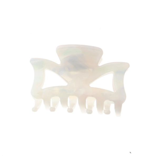 hair accessories 2021 acetate acrylic butterfly bow clips for women girls, Slivery;white