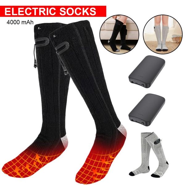 sports socks winter warm heating sock 3 heat elastic waterproof electric heated 4500mah power comfortable water resistant set, Black
sports socks winter warm heating sock 3 heat elastic waterproof electric heated 4500mah power comfortable water resistant set, Black