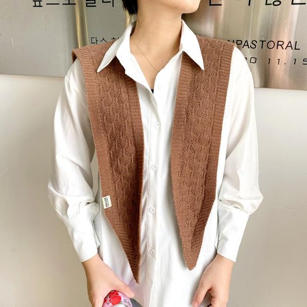 scarves fashion shawl women waistcoat korean collar shoulder decorate knitted pashmina, Blue;gray
scarves fashion shawl women waistcoat korean collar shoulder decorate knitted pashmina, Blue;gray