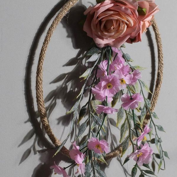 decorative objects & figurines rose wreath green leaves flower circle decration for home office dormitory
decorative objects & figurines rose wreath green leaves flower circle decration for home office dormitory