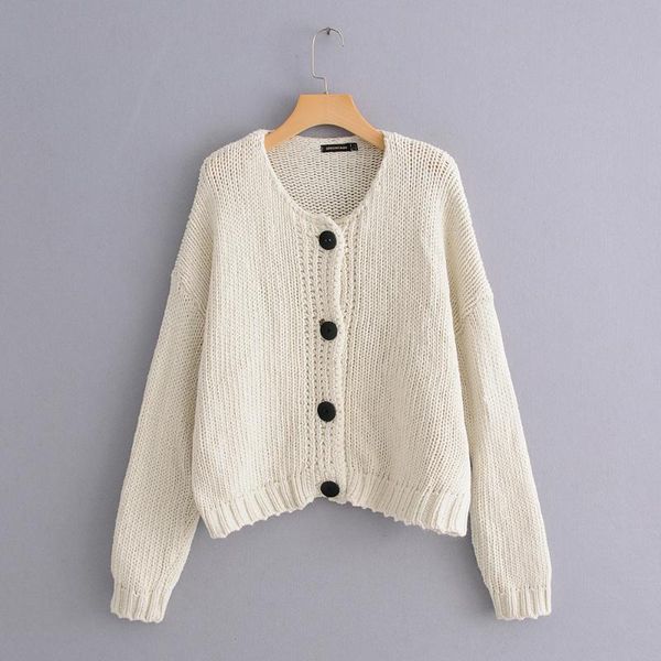 women's sweaters autumn 2021 female knit cardigan sweater coat korean style short jacket knitted women and cardigans, White;black
women's sweaters autumn 2021 female knit cardigan sweater coat korean style short jacket knitted women and cardigans, White;black