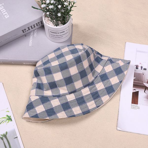 double sided children's art lattice leisure outdoor sunshade lovers basin fisherman's hat, Yellow
double sided children's art lattice leisure outdoor sunshade lovers basin fisherman's hat, Yellow