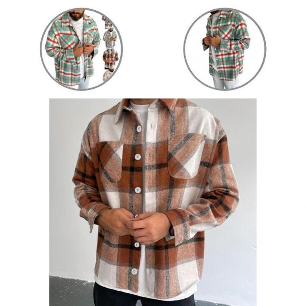 men's casual shirts stylish spring shirt pockets buttons leisure student autumn, White;black
men's casual shirts stylish spring shirt pockets buttons leisure student autumn, White;black