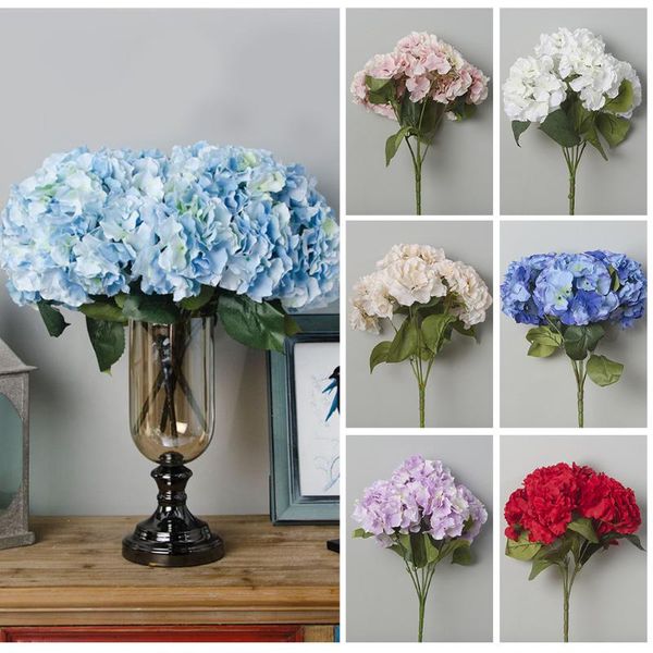 artificial silk fake flowers hydrangea wedding decoration big home decor decorative & wreaths
artificial silk fake flowers hydrangea wedding decoration big home decor decorative & wreaths