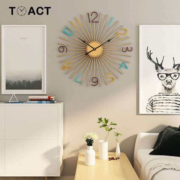 wall clocks 60cm large metal clock modern design iron wall-mounted nordic retro watch coffee home decor reloj de pared
wall clocks 60cm large metal clock modern design iron wall-mounted nordic retro watch coffee home decor reloj de pared