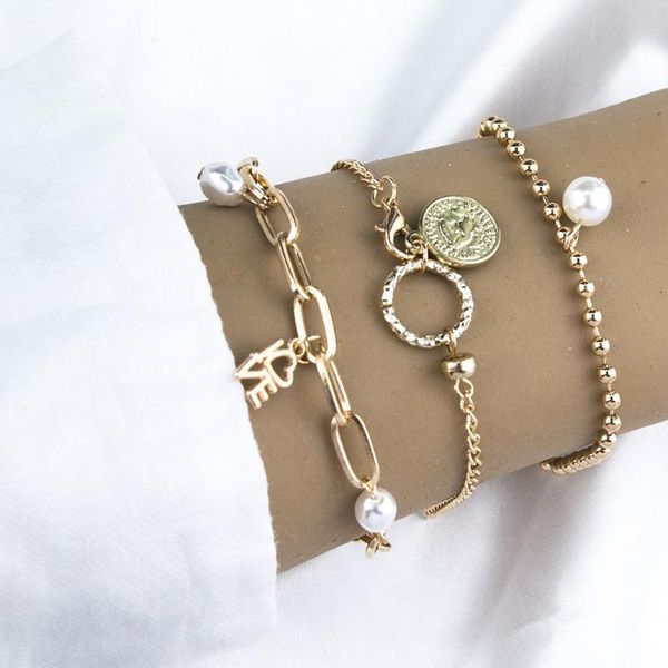 link, chain uodcm european and american hip-hop jewelry one-piece love letter three-piece bracelet multi-layer wholesale, Black
link, chain uodcm european and american hip-hop jewelry one-piece love letter three-piece bracelet multi-layer wholesale, Black