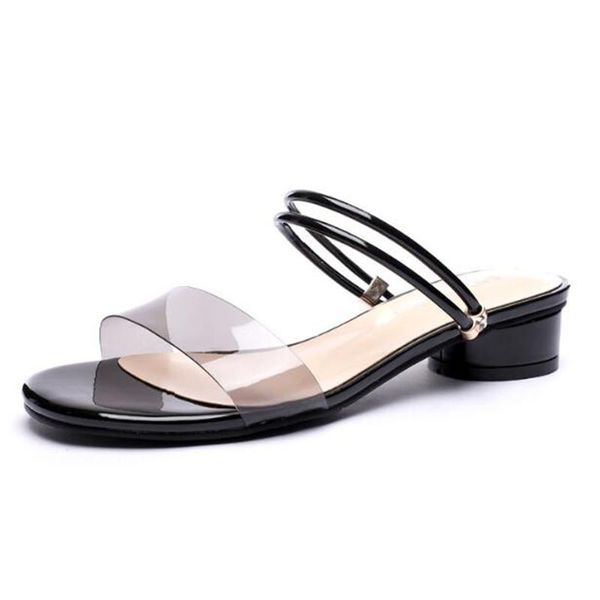 transparent pvc sandals women slip on 3.5cm thick high heels round toe shallow shoes sandalias mujer 2021 size 35-42 black
transparent pvc sandals women slip on 3.5cm thick high heels round toe shallow shoes sandalias mujer 2021 size 35-42 black