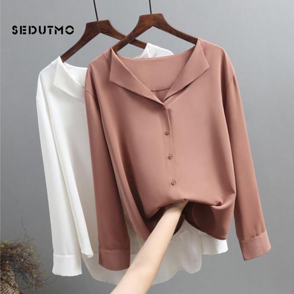 women's blouses & shirts sedutmo spring chiffon blouse women vintage tunic white oversize summer casual basic shirt ed712
women's blouses & shirts sedutmo spring chiffon blouse women vintage tunic white oversize summer casual basic shirt ed712