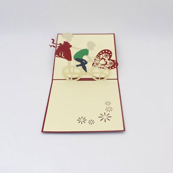greeting cards 3d laser cut handmade sweet bicycle lover paper invitation postcard wedding valentine's day propose creative gift
greeting cards 3d laser cut handmade sweet bicycle lover paper invitation postcard wedding valentine's day propose creative gift