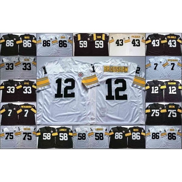 goodncaa vintage jersey hines ward jack ham troy polamalu merril hoge terry bradshaw joe greene lambert ben roethlisberger football jerseys, Black
goodncaa vintage jersey hines ward jack ham troy polamalu merril hoge terry bradshaw joe greene lambert ben roethlisberger football jerseys, Black
