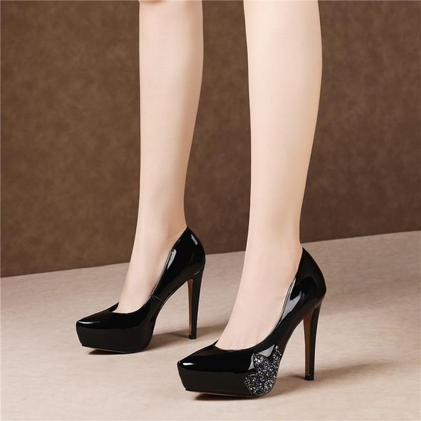 dress shoes ymechic spring 2021 luxury women designers stiletto high heels pointed toe platform party wedding gold pumps 43, Black
dress shoes ymechic spring 2021 luxury women designers stiletto high heels pointed toe platform party wedding gold pumps 43, Black