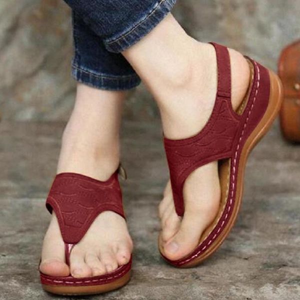 sandals fashion women's wedge heel flip flops buckle strap multicolor embroidered slippers outdoor breathable non-slip shoes, Black
sandals fashion women's wedge heel flip flops buckle strap multicolor embroidered slippers outdoor breathable non-slip shoes, Black
