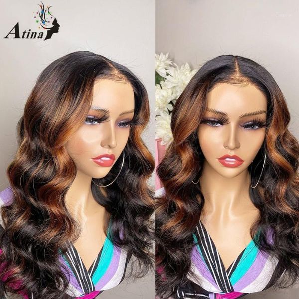 atina ombre highlight colored human hair wig pre plucked remy brazilian body wavy hd transparent lace part for black women1, Black;brown
atina ombre highlight colored human hair wig pre plucked remy brazilian body wavy hd transparent lace part for black women1, Black;brown