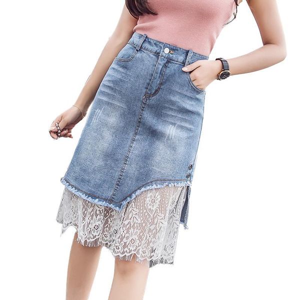 skirts fashion denim women summer lace mesh patchwork womens harajuku boho plus size jeans faldas mujer jupe femme, Black
skirts fashion denim women summer lace mesh patchwork womens harajuku boho plus size jeans faldas mujer jupe femme, Black