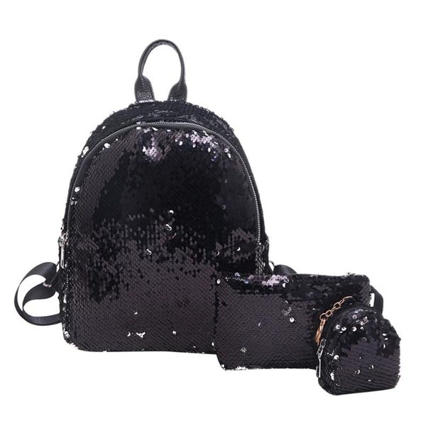 outdoor bags aelicy women backpacks ladies american and european sequins color matching bag change purse backpack three-piece set
outdoor bags aelicy women backpacks ladies american and european sequins color matching bag change purse backpack three-piece set