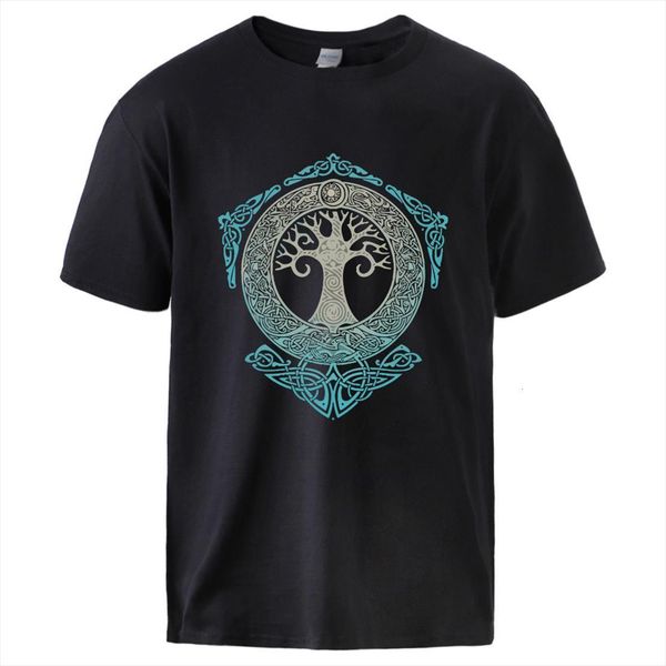 vikings man yggdrasil norse mythology men t shirt summer cotton tee male casual short sleeve crewneck streetwear, White;black
vikings man yggdrasil norse mythology men t shirt summer cotton tee male casual short sleeve crewneck streetwear, White;black