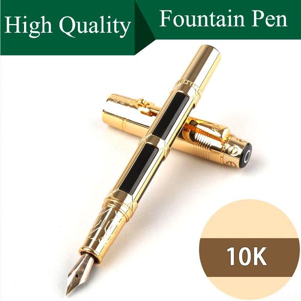 luxury nobility 0.5mm 10k gold nib fountain pen school office supplies beautiful gift box gb52 pens
luxury nobility 0.5mm 10k gold nib fountain pen school office supplies beautiful gift box gb52 pens