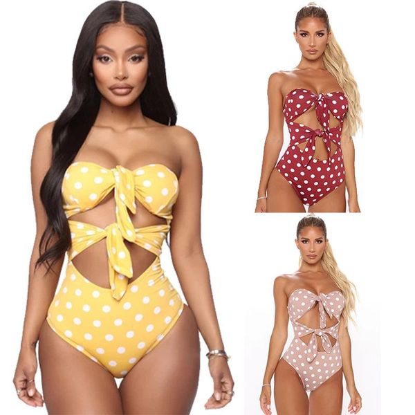 one-piece suits one piece swimsuit for women wave dot print strap bow hollow out bikini set classic retro swimwear bathing swimming suit sum
one-piece suits one piece swimsuit for women wave dot print strap bow hollow out bikini set classic retro swimwear bathing swimming suit sum
