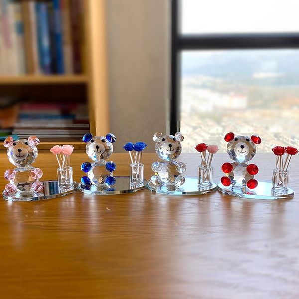 crystal bear with flower crafts paperweight glass animal figurines beautiful ornament handmade small miniature home table decor decorative o
crystal bear with flower crafts paperweight glass animal figurines beautiful ornament handmade small miniature home table decor decorative o