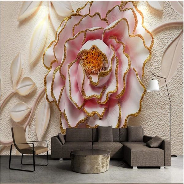 modern wallpaper for living room peony wallpapers blooming close-up 3d relief background wall decorative painting
modern wallpaper for living room peony wallpapers blooming close-up 3d relief background wall decorative painting