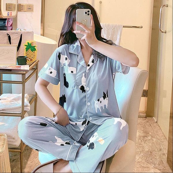 pijama mujer autumn winter womens sleepwears pajamas lovely leisure two piece set printing indoor clothing home suit sleepwear, Black;red
pijama mujer autumn winter womens sleepwears pajamas lovely leisure two piece set printing indoor clothing home suit sleepwear, Black;red