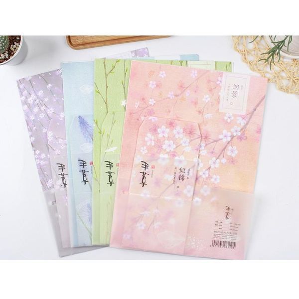 pcs/set 3 envelopes+6 letter papers plant cherry blossoms envelope set korean stationery christmas gift packing bags
pcs/set 3 envelopes+6 letter papers plant cherry blossoms envelope set korean stationery christmas gift packing bags
