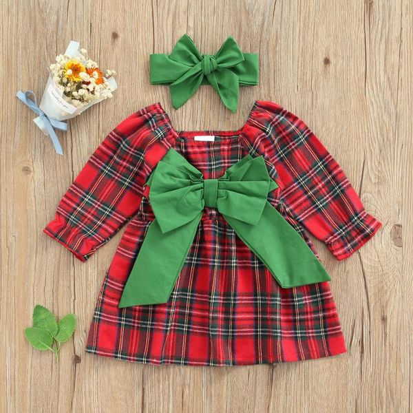 girl's dresses 2pcs baby girls red plaid dress with headband long sleeve bowknot a-line christmas party autumn clothes 0-3y, Red;yellow
girl's dresses 2pcs baby girls red plaid dress with headband long sleeve bowknot a-line christmas party autumn clothes 0-3y, Red;yellow