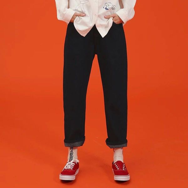 spring autumn women casual jeans washed chinese embroidery harajuku preppy style trousers female pants full length women's, Blue
spring autumn women casual jeans washed chinese embroidery harajuku preppy style trousers female pants full length women's, Blue