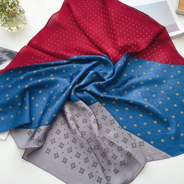 scarves yishine 2021 70x70cm colorful splicin pattern print square scarf women bandana hairband lady head wraps female shawl neckerchief, Blue;gray
scarves yishine 2021 70x70cm colorful splicin pattern print square scarf women bandana hairband lady head wraps female shawl neckerchief, Blue;gray