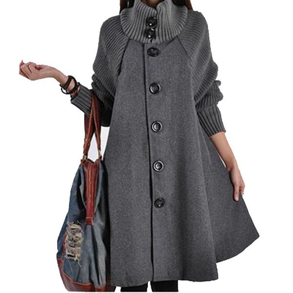 women's trench coats windreama korean-style women long coat cape style loose for woolen abrigo mujer clothes over, Tan;black
women's trench coats windreama korean-style women long coat cape style loose for woolen abrigo mujer clothes over, Tan;black