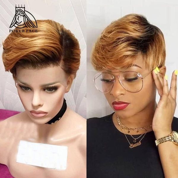 lace wigs poker facet 6inch ombre honey blonde short pixie cut human hair for women brazilian side t part wave pre plucked, Black;brown
lace wigs poker facet 6inch ombre honey blonde short pixie cut human hair for women brazilian side t part wave pre plucked, Black;brown