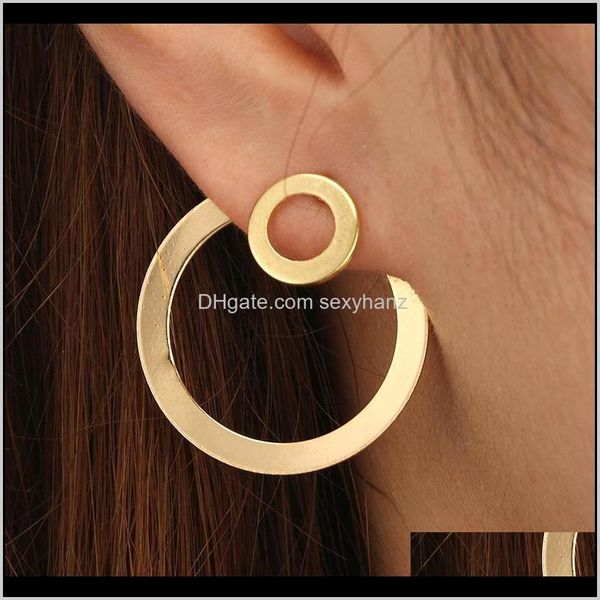 dangle & chandelier drop delivery 2021 punk gold stud double circle alloy metal women earrings lady fashion jewelry gift western style ubaok, Silver
dangle & chandelier drop delivery 2021 punk gold stud double circle alloy metal women earrings lady fashion jewelry gift western style ubaok, Silver