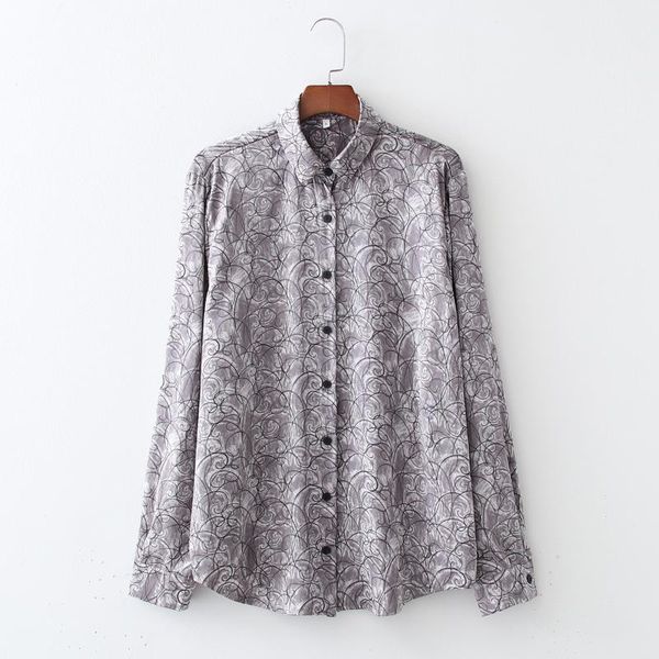 women's blouses & shirts xd - 3425 shading printed shirt han edition dress wholesale 2021 spring the leisure lapel cardigan, White
women's blouses & shirts xd - 3425 shading printed shirt han edition dress wholesale 2021 spring the leisure lapel cardigan, White