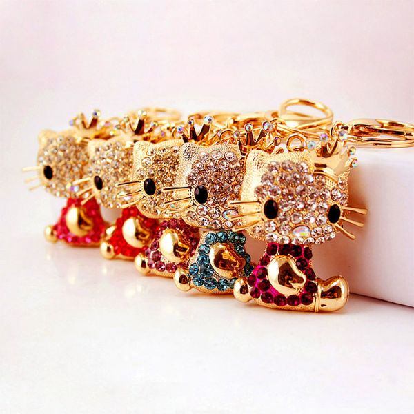 creative cat keychain alloy rhinestone female bag pendant men and women birthday gifts, Slivery;golden
creative cat keychain alloy rhinestone female bag pendant men and women birthday gifts, Slivery;golden