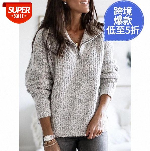 european and american long sleeve pure v neck casual sweater #x28d, Black;gray
european and american long sleeve pure v neck casual sweater #x28d, Black;gray