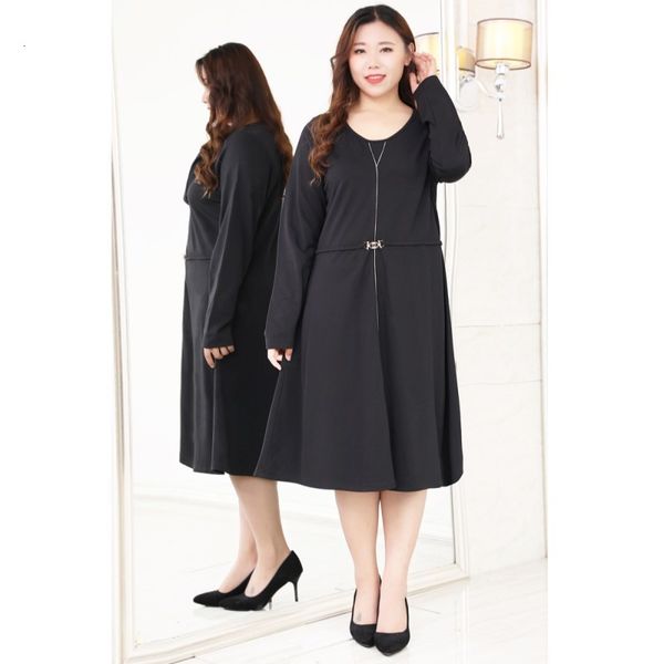 dress plus size 10xl 8xl 6xl female 4xl spring ed in black femme long sleeves crew elegant neck clothes and work wearing thin es, Black;gray
dress plus size 10xl 8xl 6xl female 4xl spring ed in black femme long sleeves crew elegant neck clothes and work wearing thin es, Black;gray