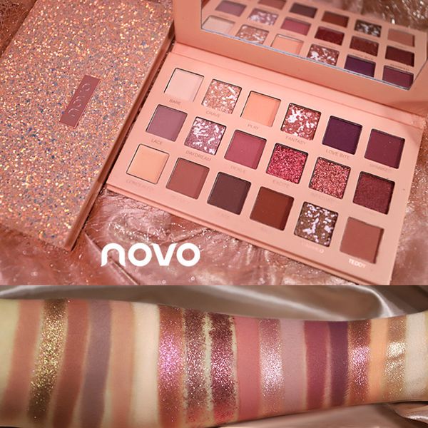novo eyeshadow palette 18 colors eyeshadow palette long lasting multi reflective shimmer matte glitter pressed pearls eye shadow makeup pall
novo eyeshadow palette 18 colors eyeshadow palette long lasting multi reflective shimmer matte glitter pressed pearls eye shadow makeup pall