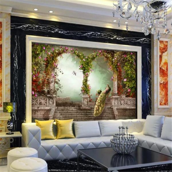 wallpapers milofi custom 3d european pastoral peacock roman column tv sofa background wall painting
wallpapers milofi custom 3d european pastoral peacock roman column tv sofa background wall painting