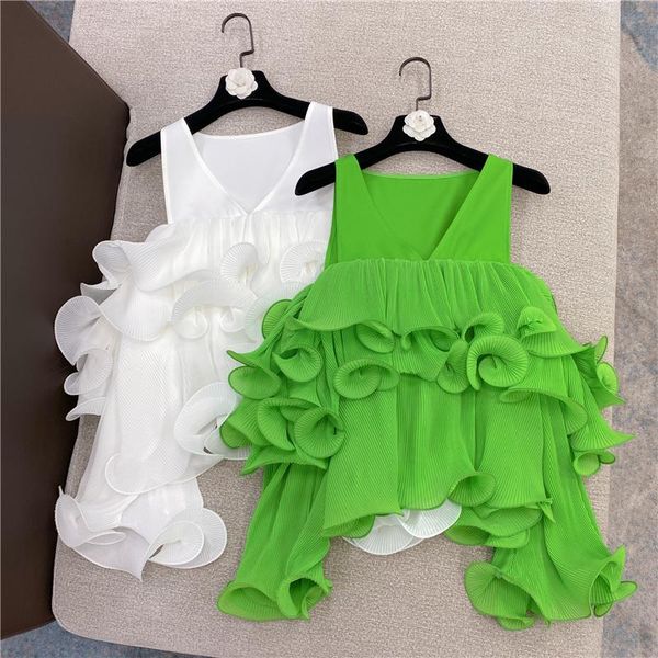 women's blouses & shirts 2021 spring and summer sweet off-shoulder stitching pleated cake chiffon shirt 0307, White
women's blouses & shirts 2021 spring and summer sweet off-shoulder stitching pleated cake chiffon shirt 0307, White