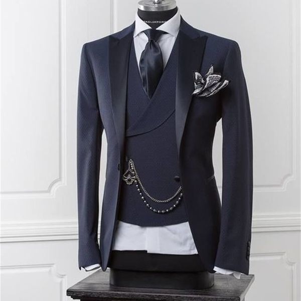 men's suits & blazers navy blue men blazer business modern suit with pants slim fit wedding for prom formal jacket tuxedo costume custo, White;black
men's suits & blazers navy blue men blazer business modern suit with pants slim fit wedding for prom formal jacket tuxedo costume custo, White;black