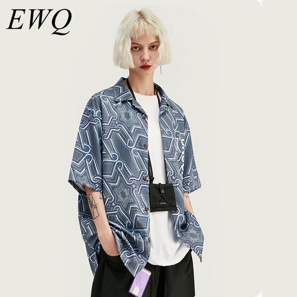 men's casual shirts ewq / and women's wear 2021 summer trend personality abstract geometry printing short sleeve shirt 9y1530, White;black
men's casual shirts ewq / and women's wear 2021 summer trend personality abstract geometry printing short sleeve shirt 9y1530, White;black